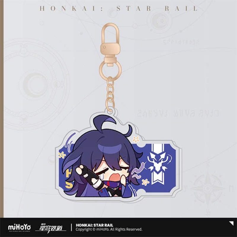 [Honkai Star Rail] Pom-Pom Pavilion Series Acrylic Keychain Chibi – Seele