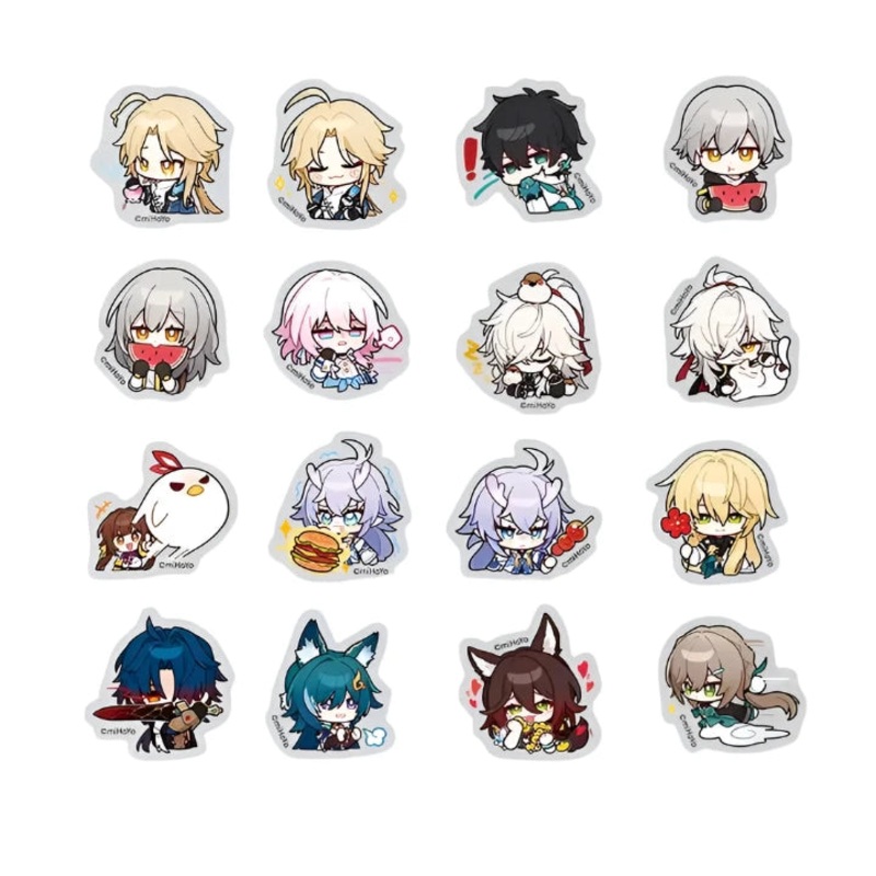 [Honkai Star Rail] Pom-Pom Pavillion Series Chibi Sticker Set Final Beta Test