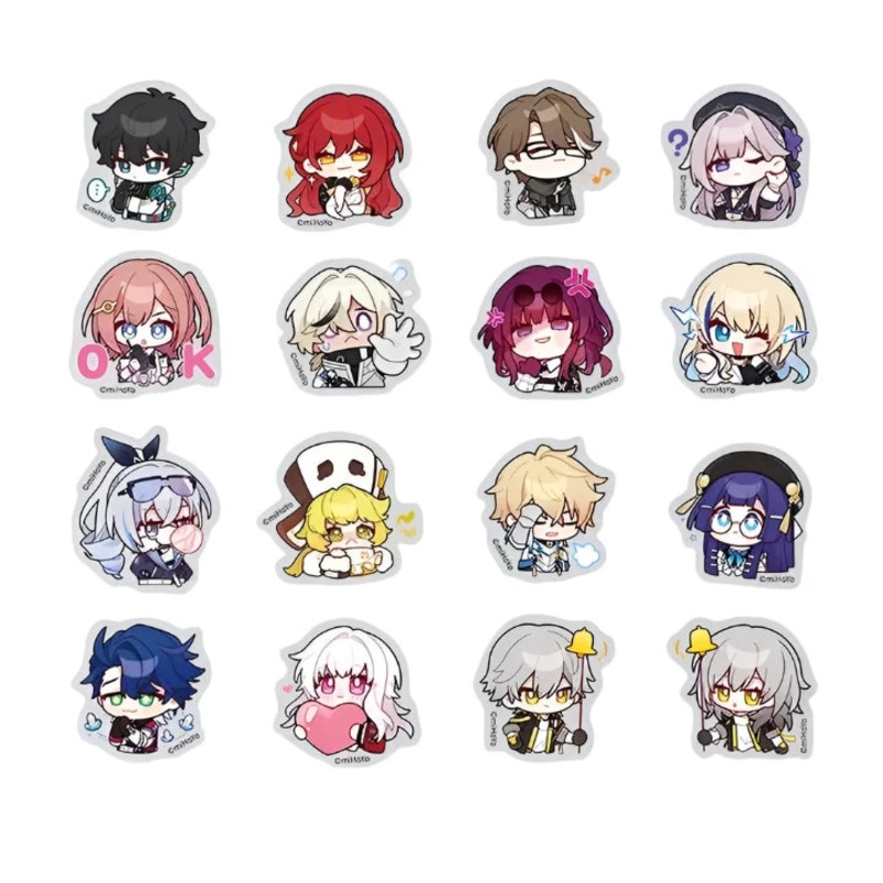 [Honkai Star Rail] Pom-Pom Pavillion Series Chibi Sticker Set Galactic Roaming Test