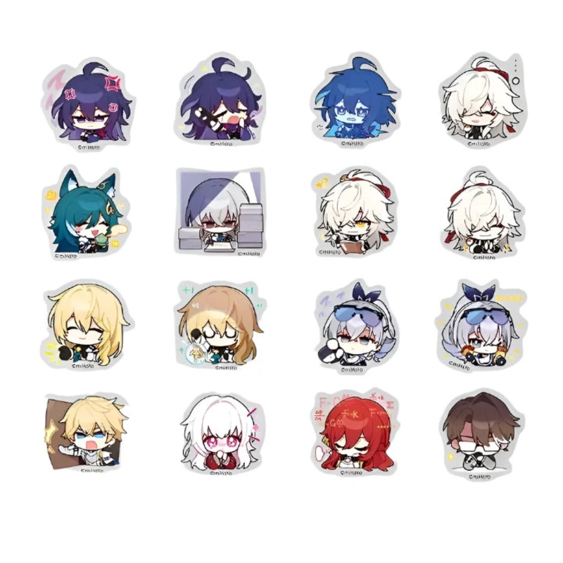 [Honkai Star Rail] Pom-Pom Pavillion Series Chibi Sticker Set Ver1.1 Galactic Roaming