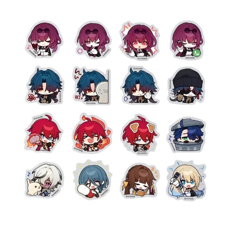 [Honkai Star Rail] Pom-Pom Pavillion Series Chibi Sticker Set Ver1.2 Even Immortality Ends
