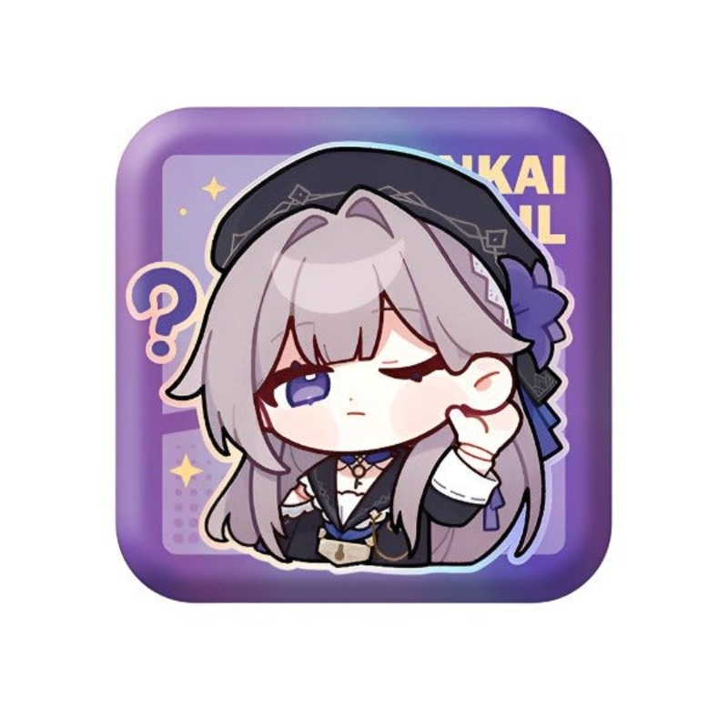 [Honkai Star Rail] Pom-Pom Pavillion Series Square Can Badge Chibi Herta