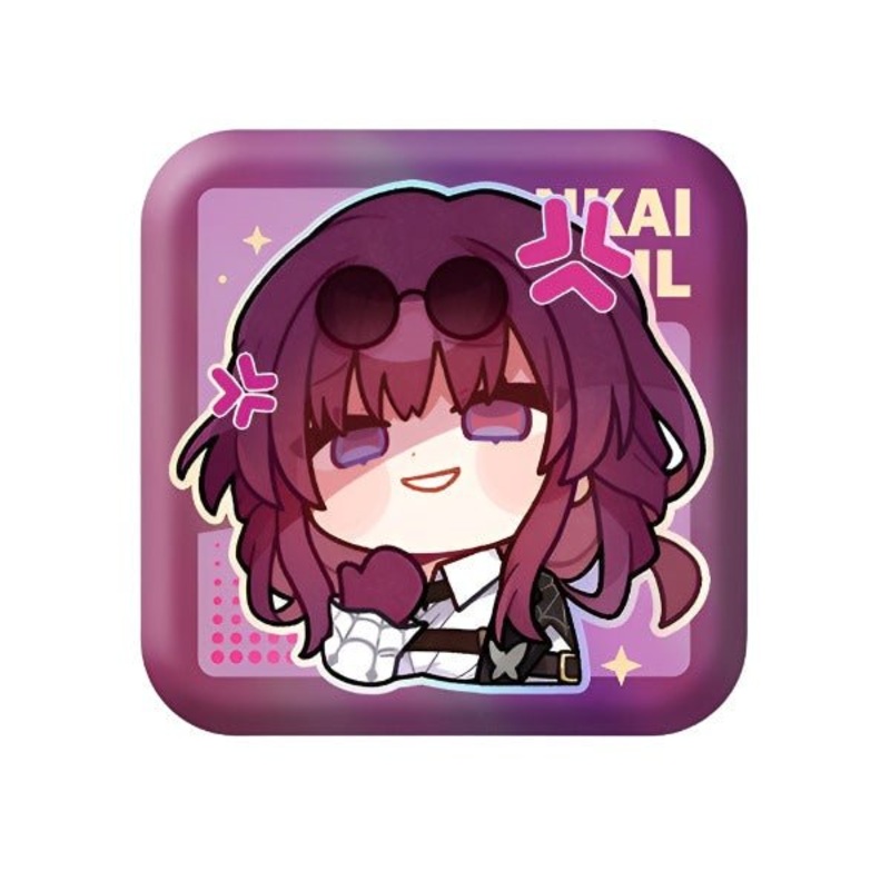 [Honkai Star Rail] Pom-Pom Pavillion Series Square Can Badge Chibi Kafka