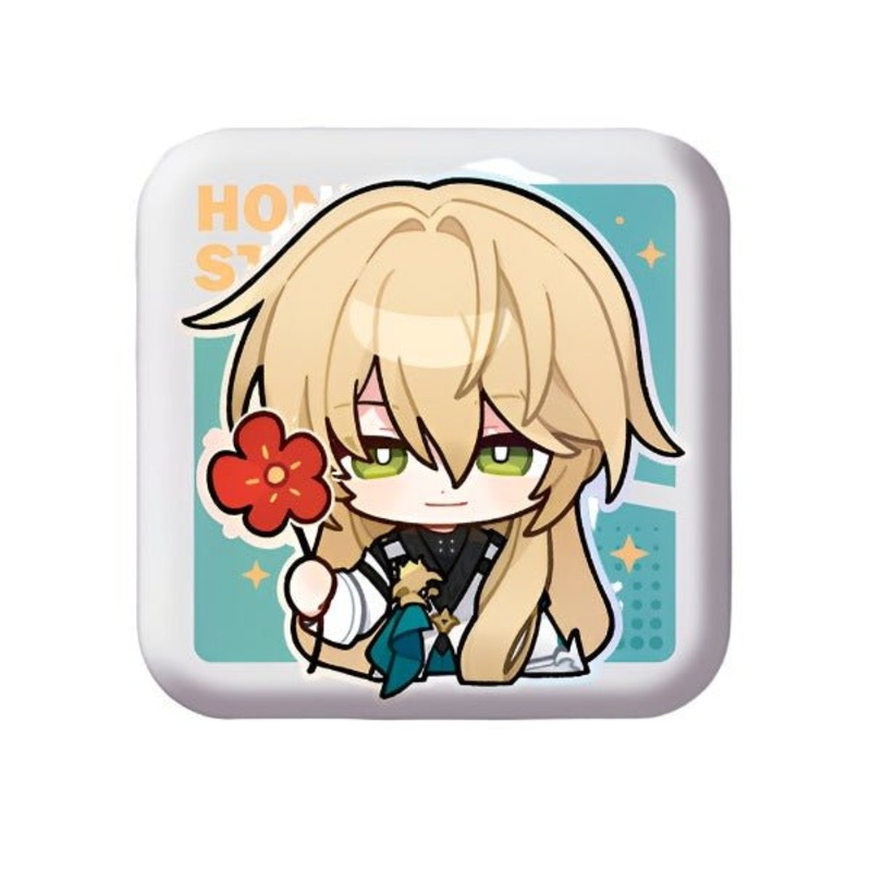 [Honkai Star Rail] Pom-Pom Pavillion Series Square Can Badge Chibi Luocha