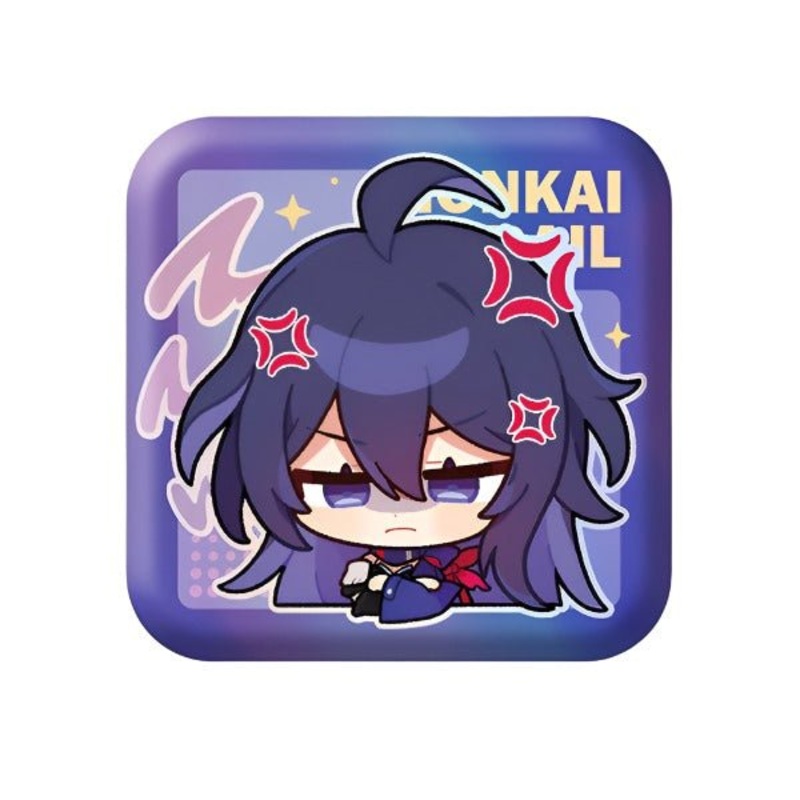 [Honkai Star Rail] Pom-Pom Pavillion Series Square Can Badge Chibi Seele