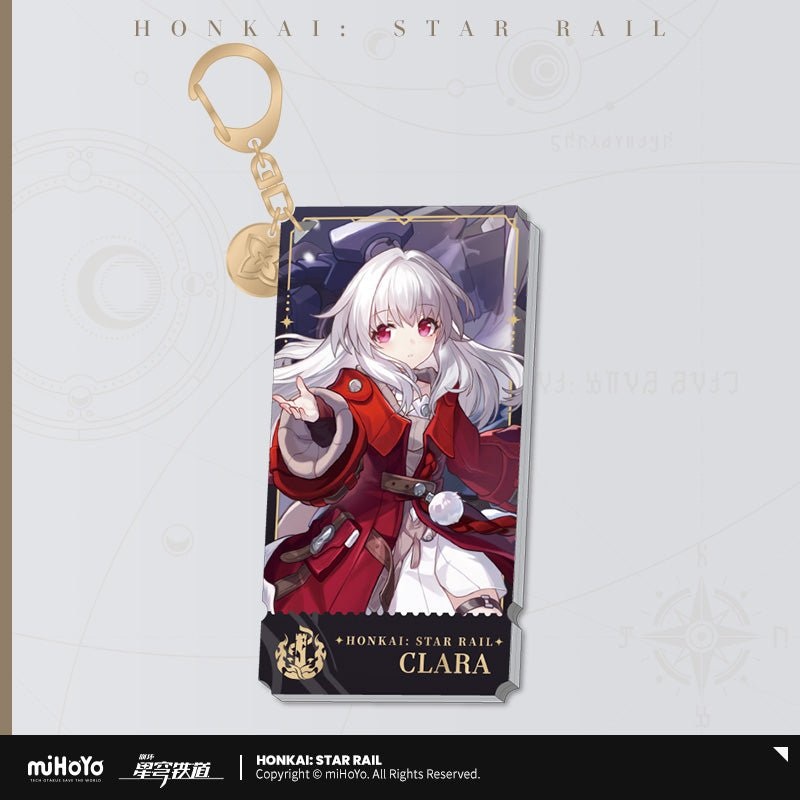 [Honkai Star Rail] Standing Design Series Acrylic Keychain – Clara