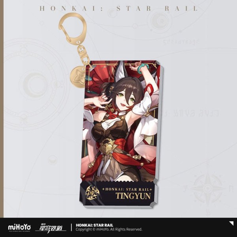 [Honkai Star Rail] Standing Design Series Acrylic Keychain – Tingyun