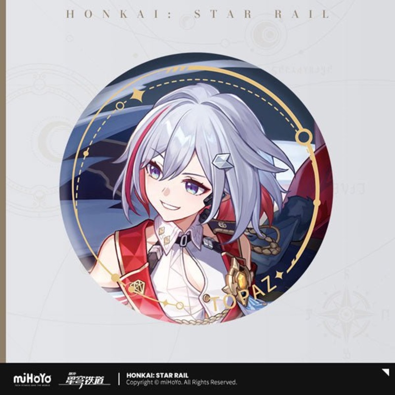 [Honkai Star Rail] Standing Design Series Can Badge Topaz