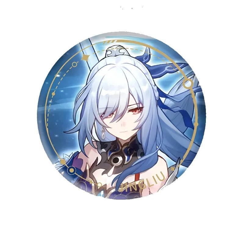 [Honkai Star Rail] The Destruction Character Warp Artwork Can Badge – Jingliu