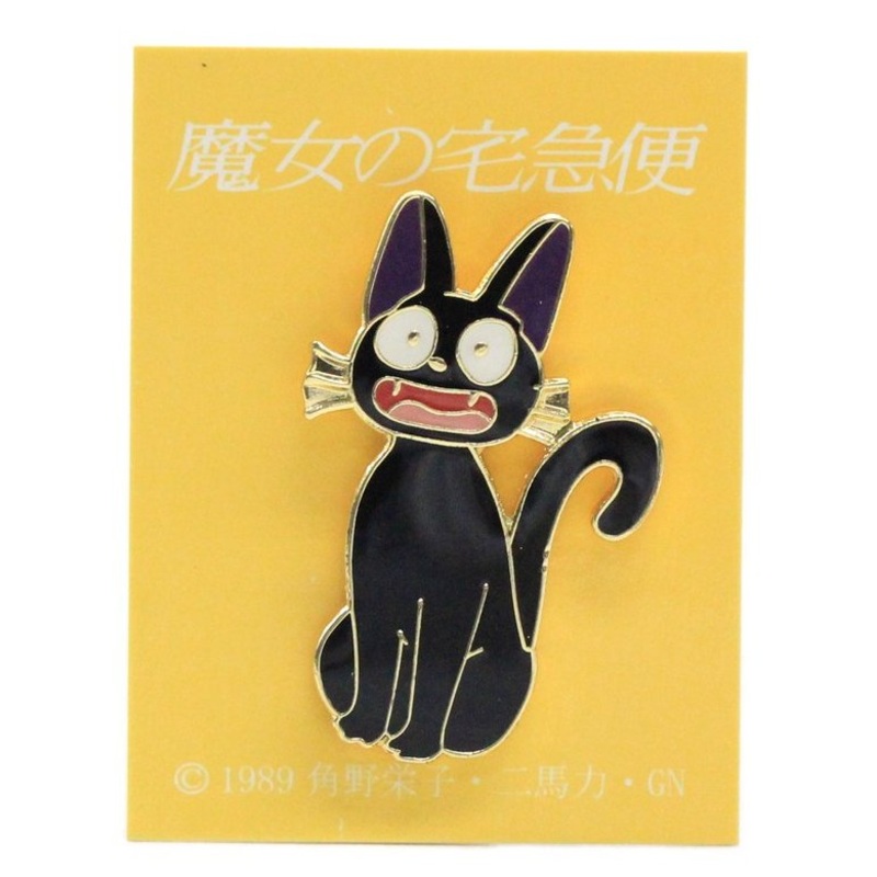 [Studio Ghibli] Kiki’s Delivery Service Metal Pin Jiji Smiling