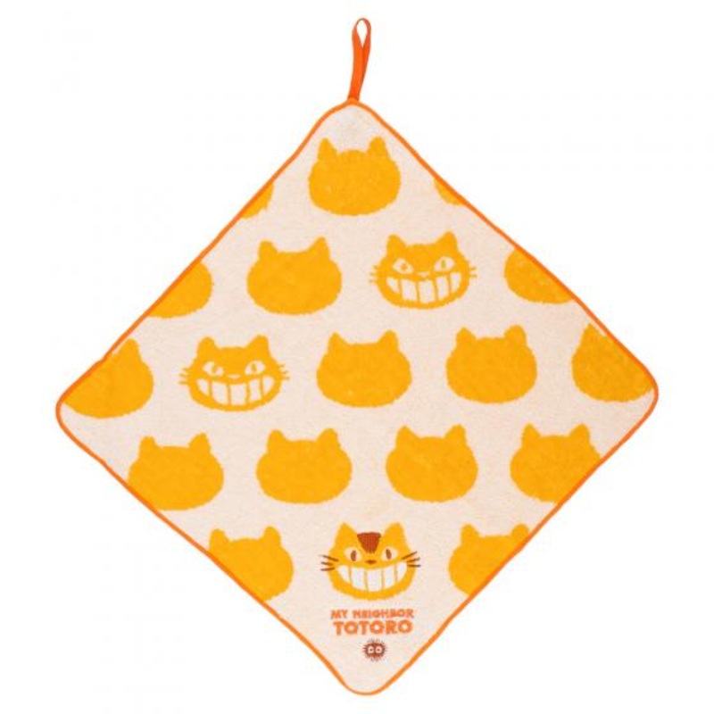 [Studio Ghibli] My Neighbor Totoro Cat Bus Silhouette Loop Towel