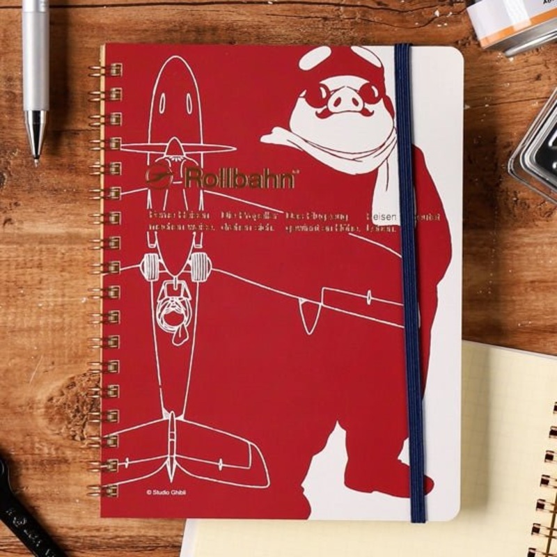 [Studio Ghibli] Porco Rosso Rollbahn Memo L with Pocket