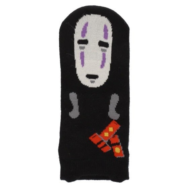 [Studio Ghibli] Spirited Away Kaonashi Socks 090 23-25cm (Black)