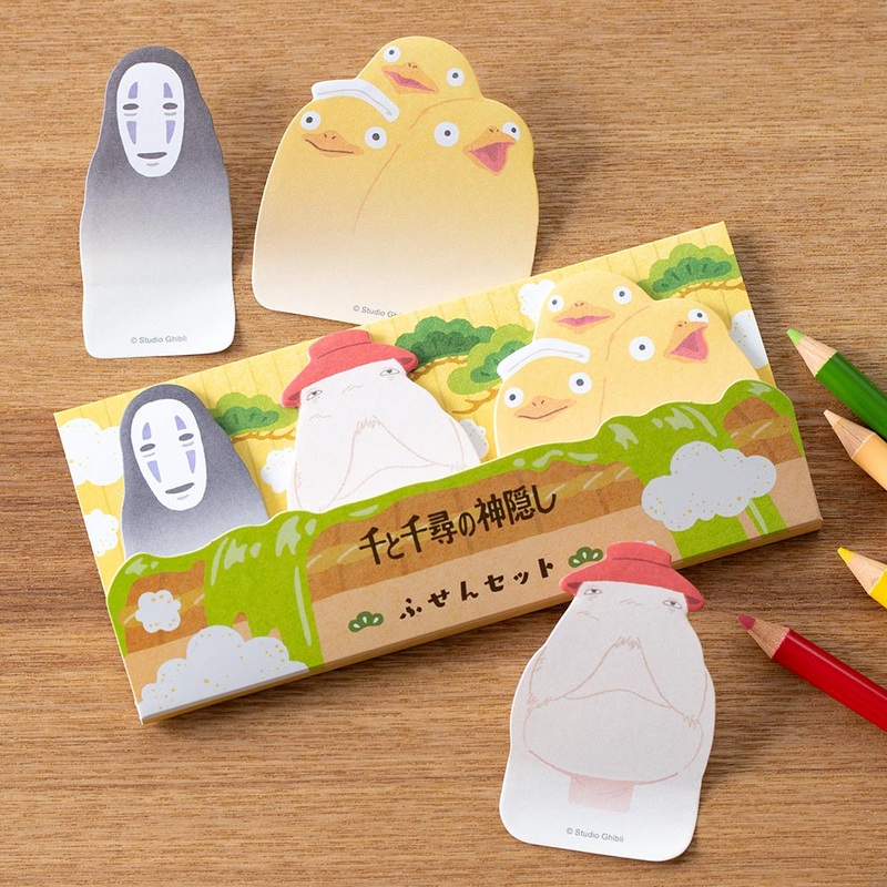 [Studio Ghibli] Spirited Away Sticky Notes Memo Pad Set