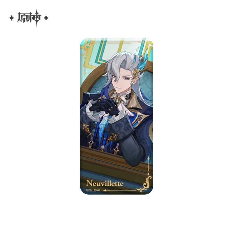 [Genshin Impact] Theme Series Square Badge – Neuvillette / B