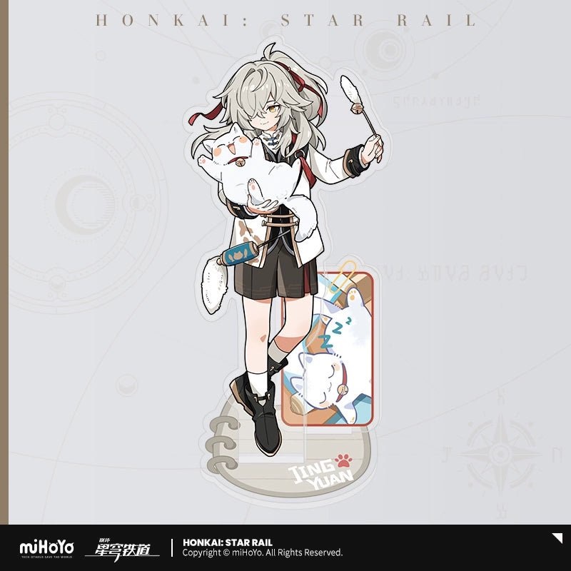 [Honkai Star Rail] Acrylic Stand of Tiny Cat Series – Jing Yuan