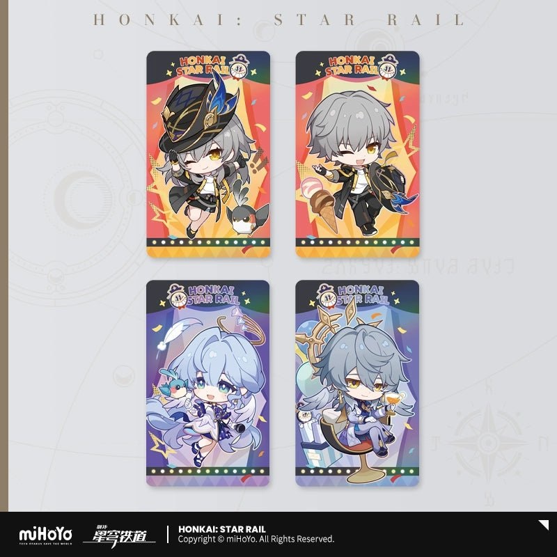 [Honkai Star Rail] Autumn Celebration Series Q-version Laser Collectible Card Set of 4 – Trailblazers, Robin, Sunday