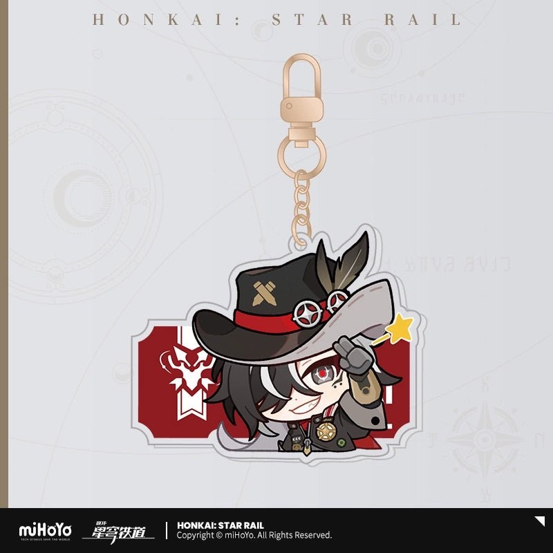 [Honkai Star Rail] Pom-Pom Pavilion Series Acrylic Keychain Chibi – Boothill