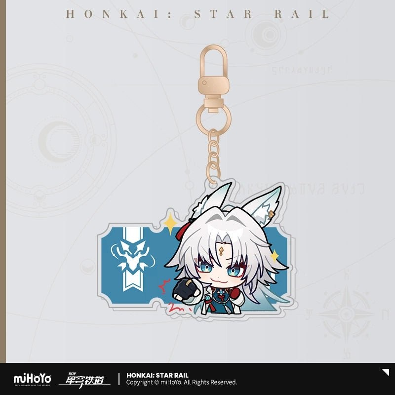 [Honkai Star Rail] Pom-Pom Pavilion Series Acrylic Keychain Chibi – FeiXiao