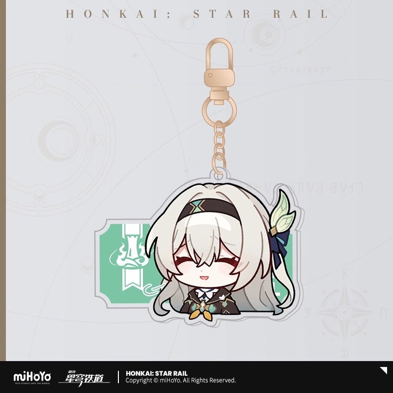 [Honkai Star Rail] Pom-Pom Pavilion Series Acrylic Keychain Chibi – Firefly