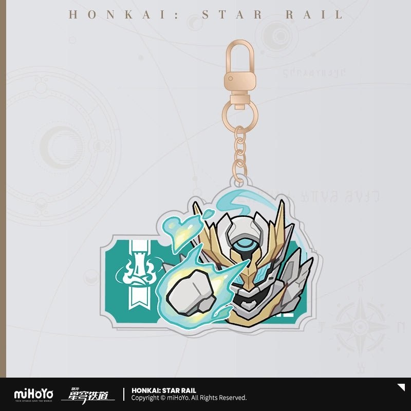 [Honkai Star Rail] Pom-Pom Pavilion Series Acrylic Keychain Chibi – Firefly Sam