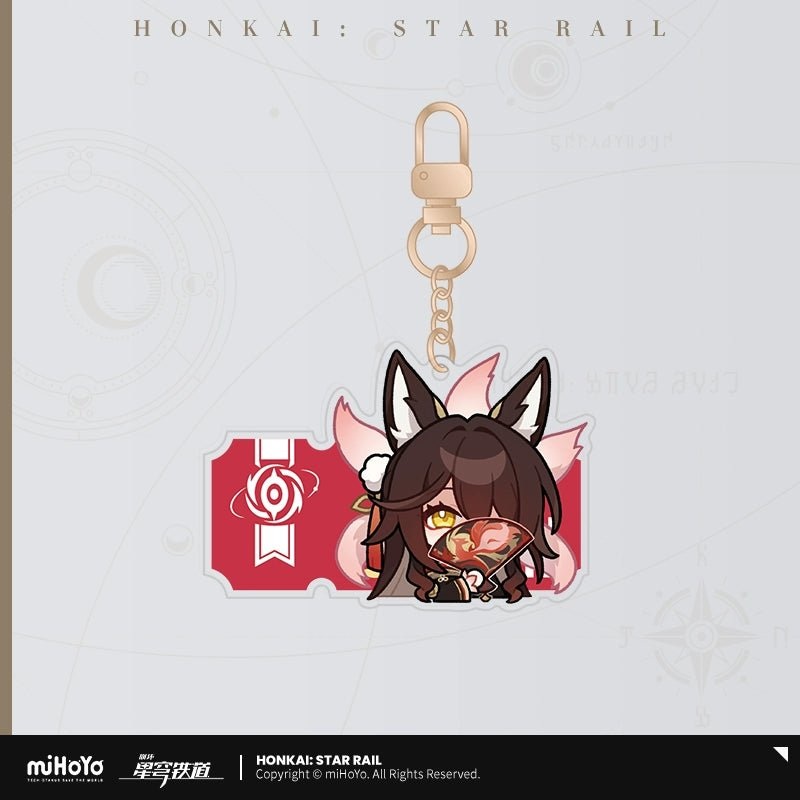 [Honkai Star Rail] Pom-Pom Pavilion Series Acrylic Keychain Chibi – Fugue