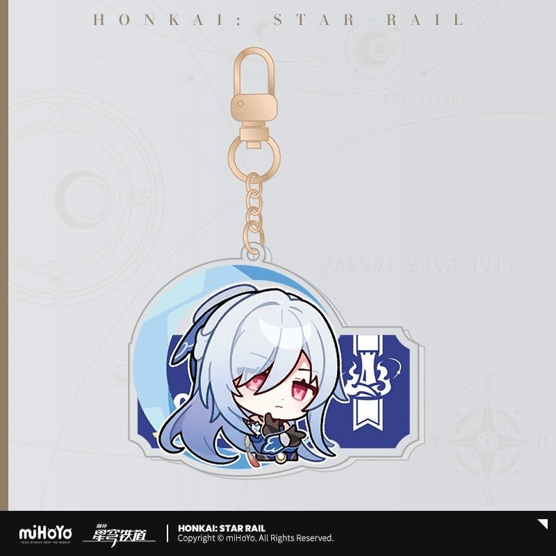 [Honkai Star Rail] Pom-Pom Pavilion Series Acrylic Keychain Chibi – Jingliu