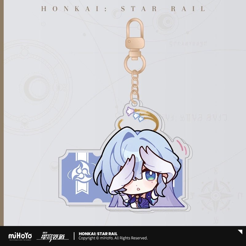 [Honkai Star Rail] Pom-Pom Pavilion Series Acrylic Keychain Chibi – Robin