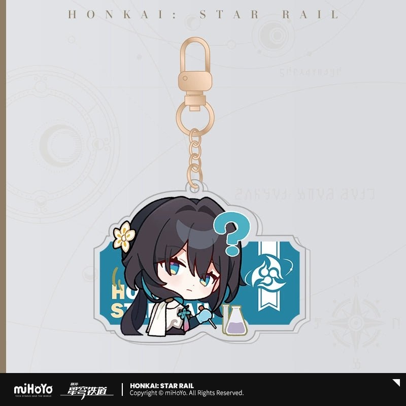 [Honkai Star Rail] Pom-Pom Pavilion Series Acrylic Keychain Chibi – Ruan Mei