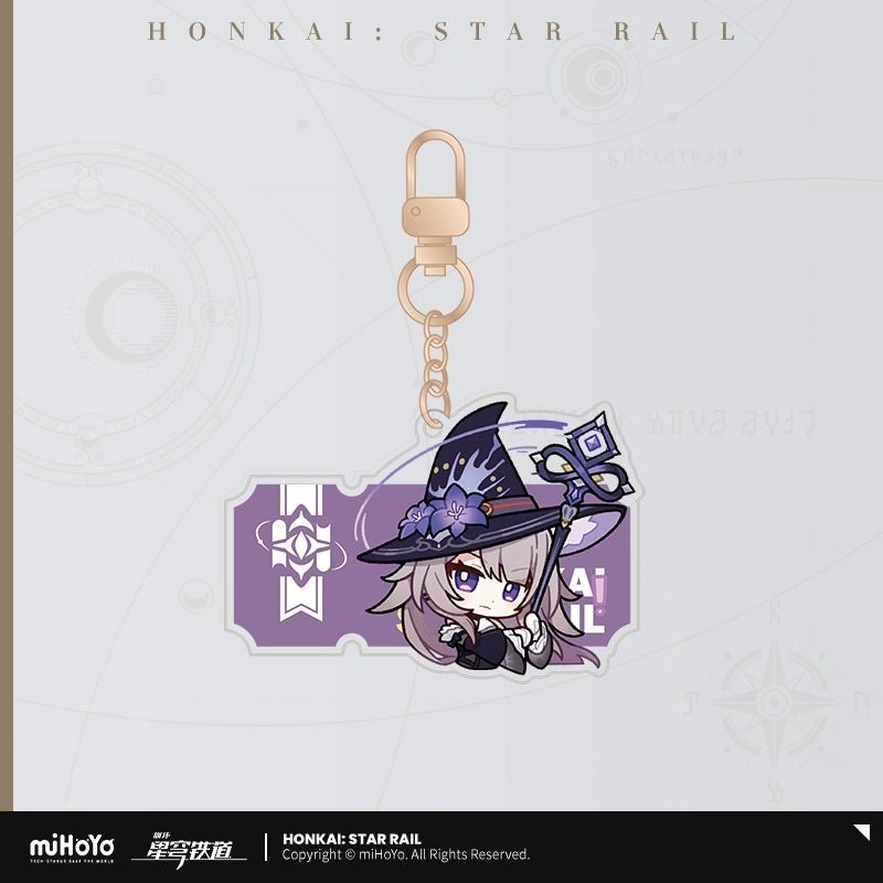 [Honkai Star Rail] Pom-Pom Pavilion Series Acrylic Keychain Chibi – The Herta