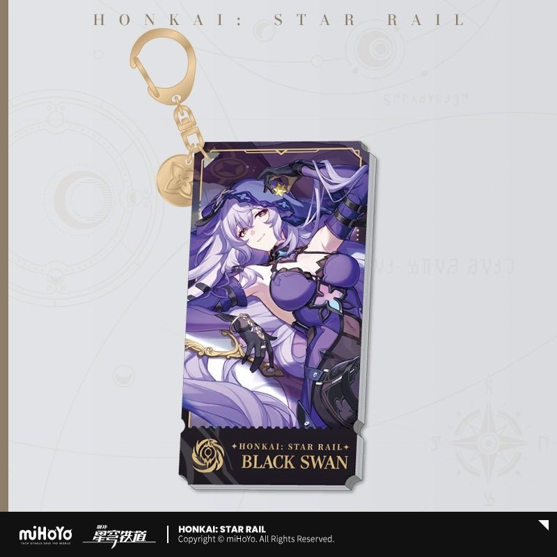 [Honkai Star Rail] Standing Design Series Acrylic Keychain -Black Swan