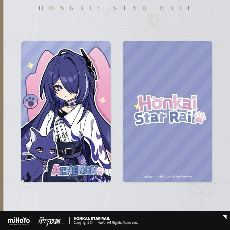 [Honkai Star Rail] Tiny Cat Series Laser Collectible Tickets – Acheron