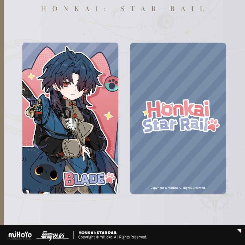 [Honkai Star Rail] Tiny Cat Series Laser Collectible Tickets – Blade