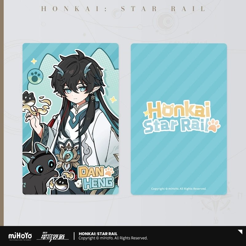[Honkai Star Rail] Tiny Cat Series Laser Collectible Tickets – Dan Heng IL