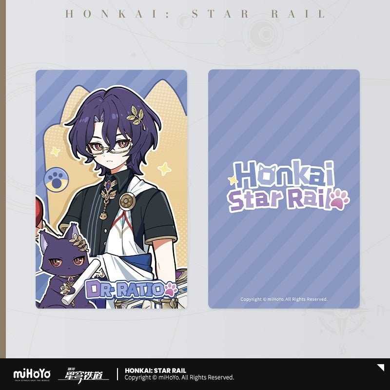 [Honkai Star Rail] Tiny Cat Series Laser Collectible Tickets – Dr. Ratio