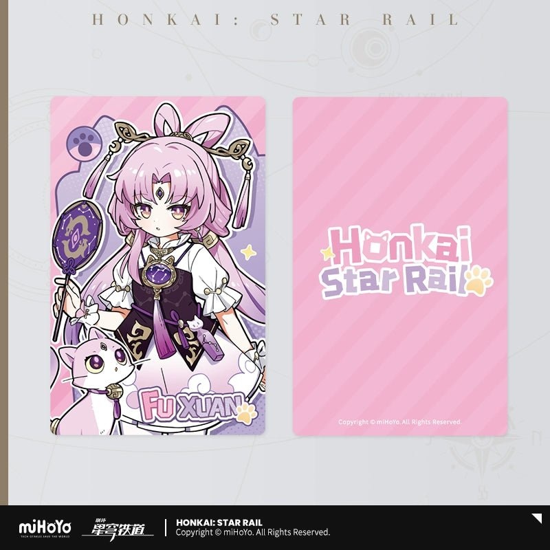 [Honkai Star Rail] Tiny Cat Series Laser Collectible Tickets – Fu Xuan