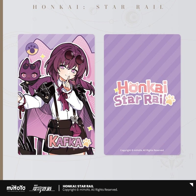[Honkai Star Rail] Tiny Cat Series Laser Collectible Tickets – Kafka