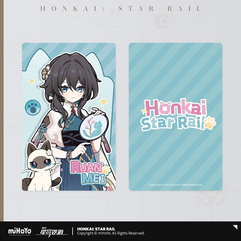 [Honkai Star Rail] Tiny Cat Series Laser Collectible Tickets – Ruan Mei