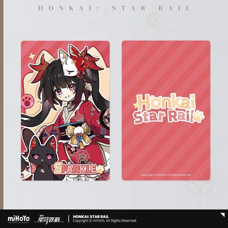[Honkai Star Rail] Tiny Cat Series Laser Collectible Tickets – Sparkle