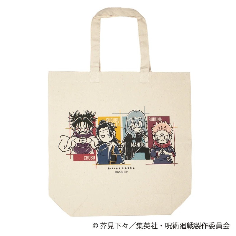 [Jujutsu Kaisen] Tote Bag B-SIDE LABEL – Geto, Mahito, Choso, Sukuna