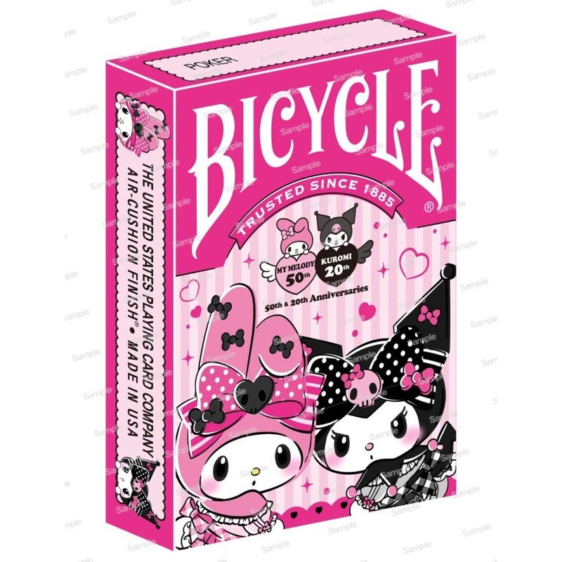 [Sanrio] Bicycle x Sanrio Playing Cards- My Melody & Kuromi