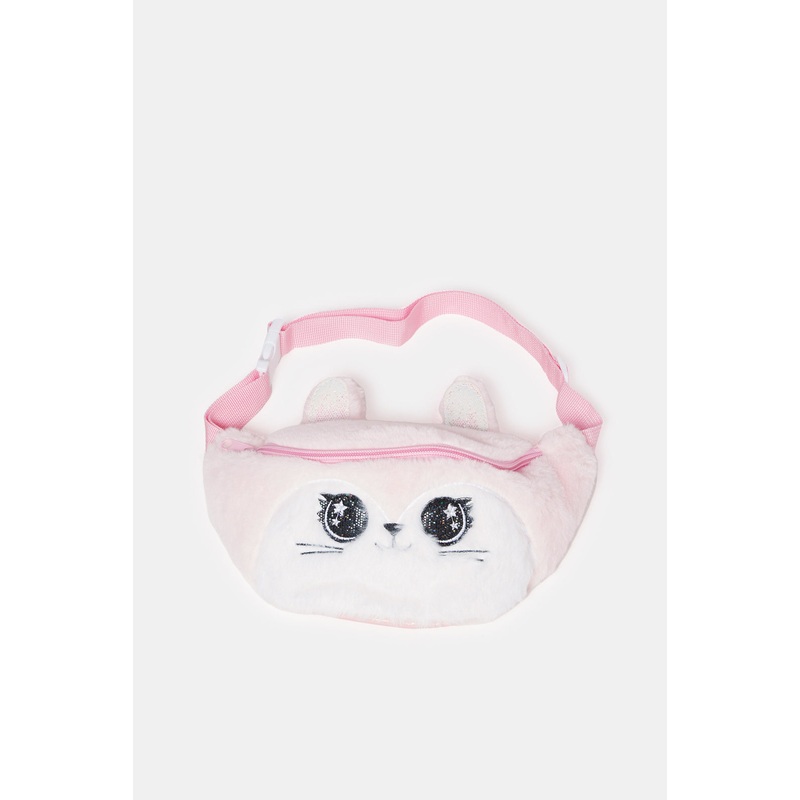 Girls Assorted Fur Waist Bag