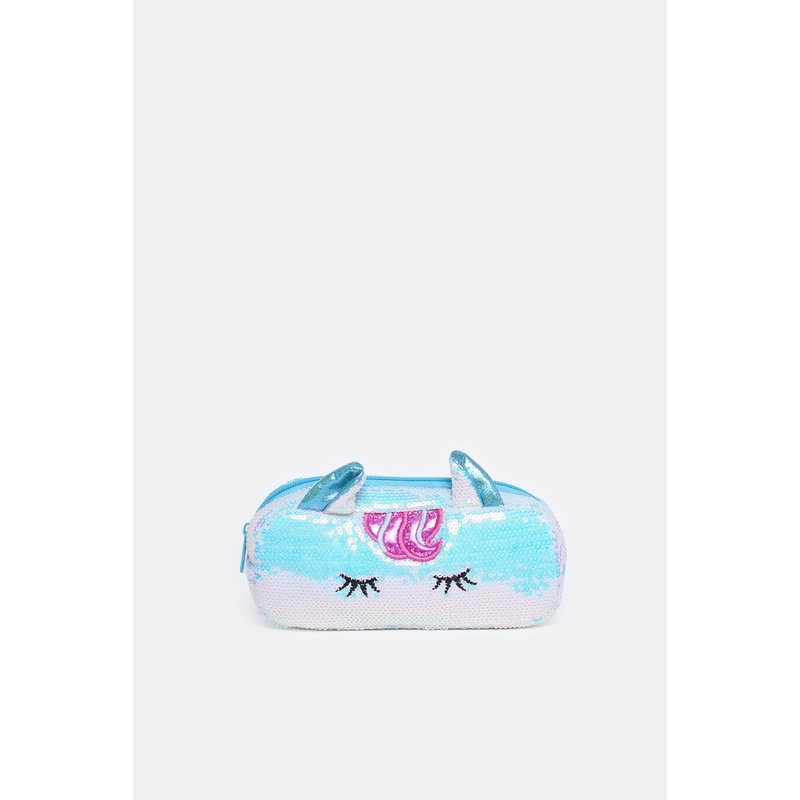 Girls Blue Unicorn Case
