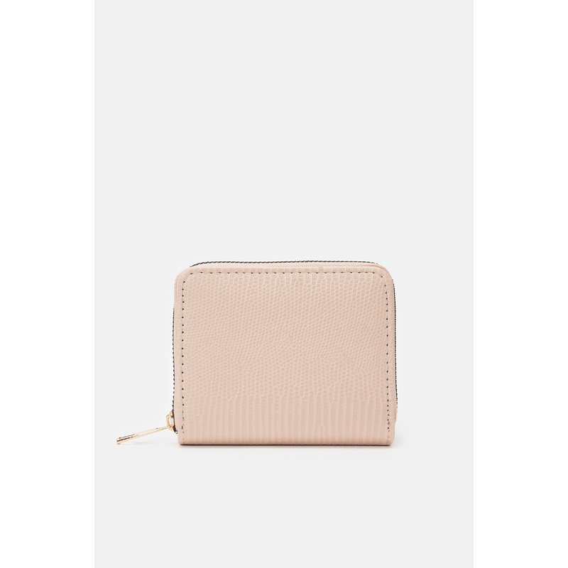 Women Beige Quilted Purse