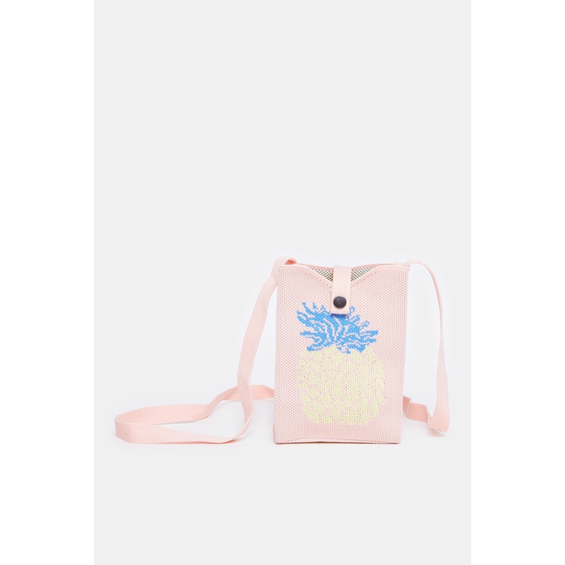 Women Pink Embellished Mobile Wallet