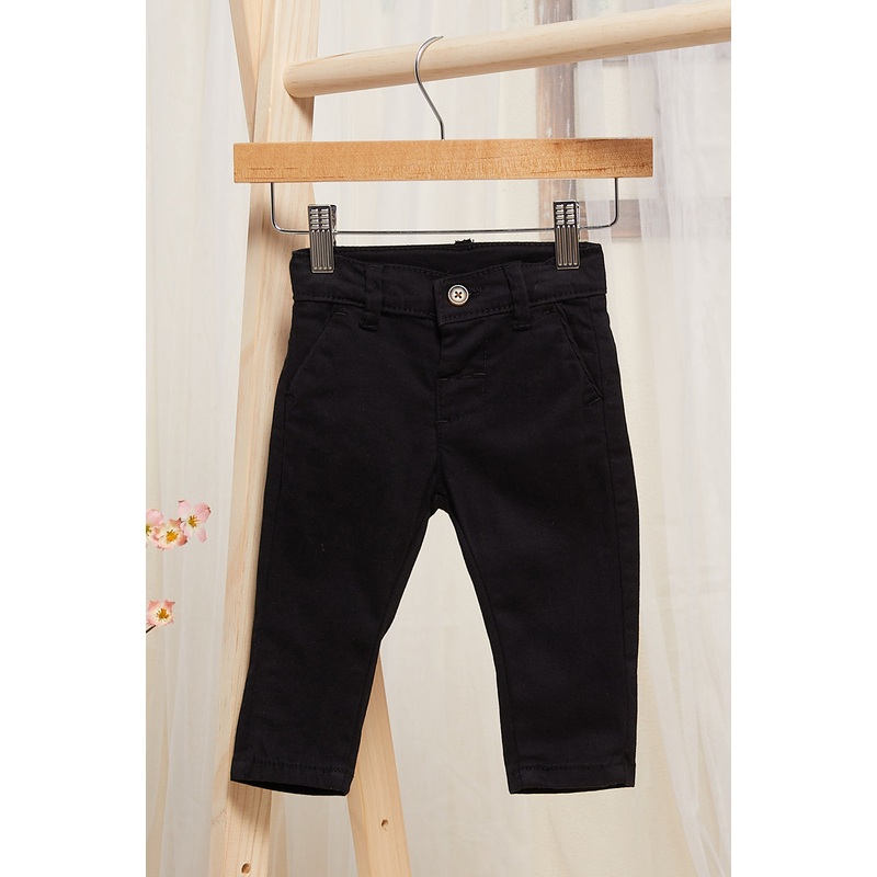 Infant Boys Black Casual Trousers