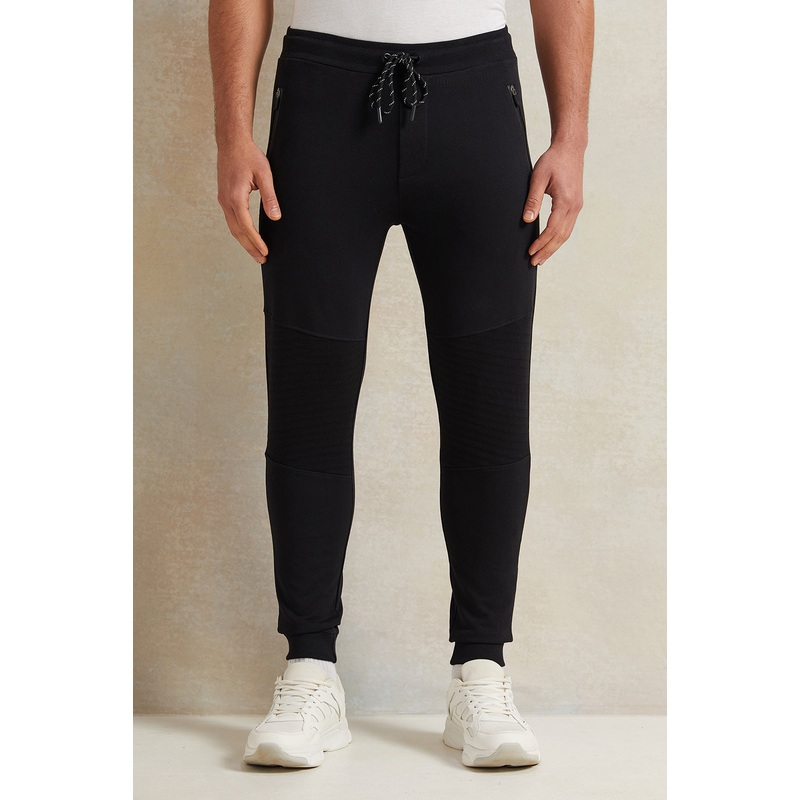 Men Black Solid Active Pants|Small|Medium|Large|X-Large|XX-Large