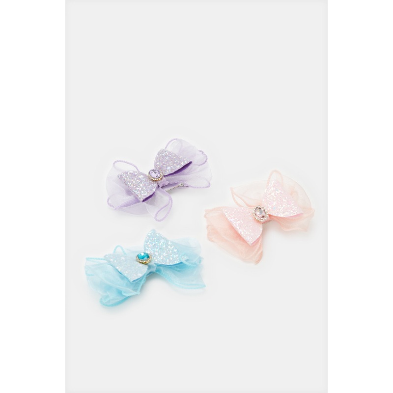 Girls Assorted Hair Clip Set (Pack of 3)