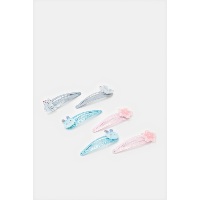 Girls Assorted Hair Clip Set (Pack of 6)