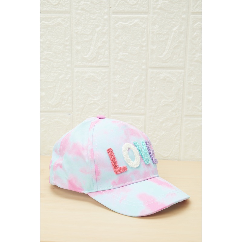Girls Blue Embellished Cap